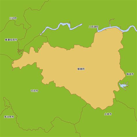 岐阜県可児郡御嵩町の地図 Map It マップ・イット