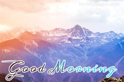 Beautiful Good Morning Mountain Hd Images 2024 Best Status Pics