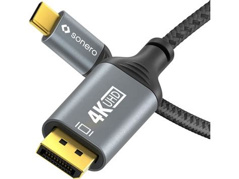 Sonero 4K USB C Auf DisplayPort Kabel DisplayPort Stecker Auf USB C