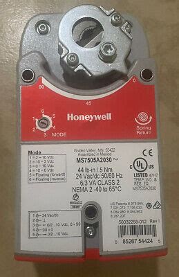 Honeywell MS7505A2030 Zelix Direct Coupled Actuator 85267544245 EBay