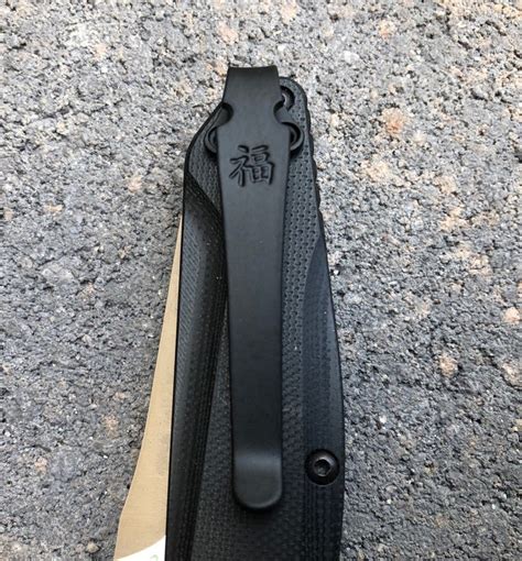 Matte Black Titanium Deep Carry Pocket Clip Made For Benchmade Etsy