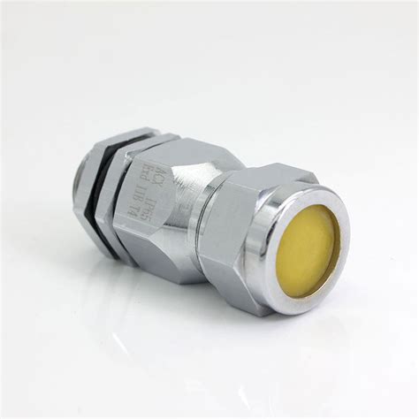 2021 New Products Double Seal Armoured Explosion Proof Brass Cable Gland Ip66 10bars Explosion