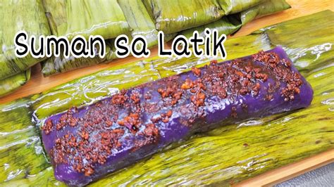 How To Make Suman Sa Latik A Delicious Filipino Kakanin Recipe Youtube