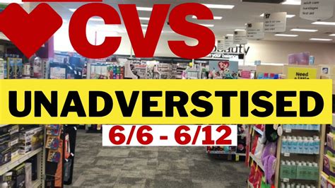 CVS COUPONING UNADVERTISED MONEYMAKER DEALS 6 6 6 12 YouTube