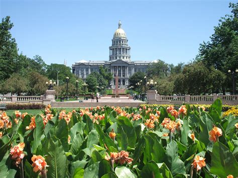 City Hall of Denver, Colorado, and Garden image - Free stock photo ...