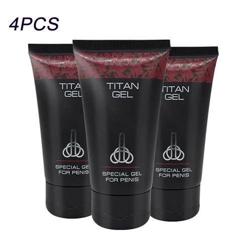 Buy 4pcs Hot Xxl Cream Russian Titan Gel Original Dick