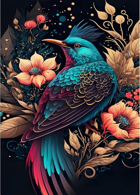 Amazon MOGTAA Birds Diamond Art Painting Kits For Adults Flowers