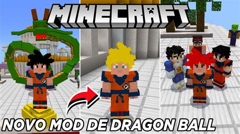 Mostrando O Mod De Dragon Ball Atualizado Minecraft Pe YouTube