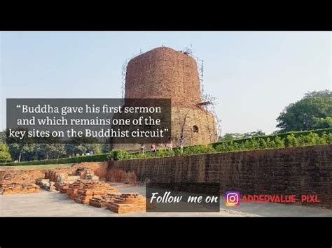 Shanti Stupa Sarnath Buddha Gave His First Sermon At Sarnath Youtube