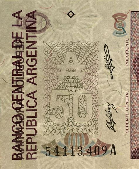 50 Australes Argentina Numista