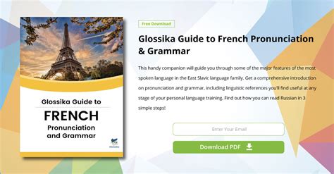 Introduction To French Pronunciation Pdf