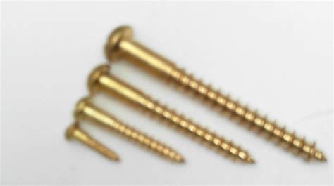 SOLID BRASS WOOD SCREWS ROUNDHEAD SLOTTED ROUND HEAD CHOICE SIZES AND ...