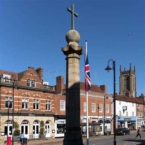 View Of The War Memorial In East Grinstead On March 9 2021