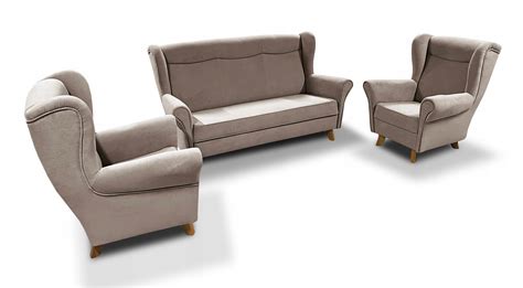 Fotele Uszak Sofa 3 Osobowa Lord W Minimalistycznym Designie WIOLEKS