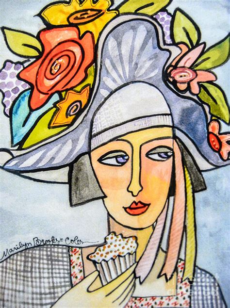 Couture Chapeau Painting By Marilyn Brooks Fine Art America