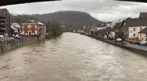 Flooding In Wales Leads To Homes Being Evacuated After Months Worth