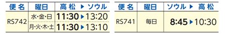 高松－ソウル線 9月28日～10月11日に臨時便を運航します！ お知らせ 高松空港