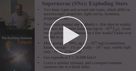 Supernova Types and Type 1A - Week 5 | Coursera