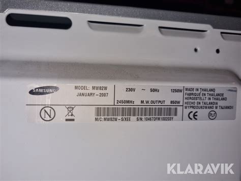 3st Mikrovågsugnar Samsung MW82W, Ödeshög, Klaravik auktione