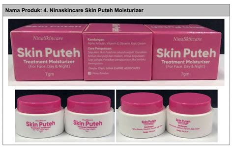 Getaran Semasa Produk Kosmetik Miliki Racun Berjadual Kkm