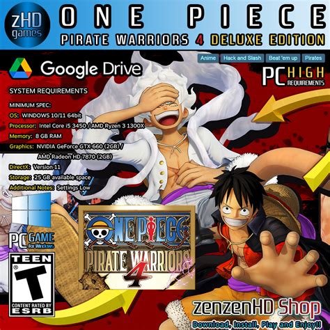 Jual ONE PIECE PIRATE WARRIORS 4 Deluxe Edition OPPW 4 Include All