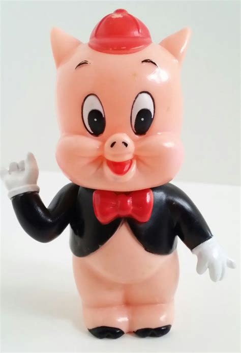 Porky Pig Bank Warner Bros Vinyl Coin Bank Looney Tunes S