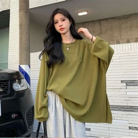 size xl kg autumn  shirt tops oversized women clothing casual