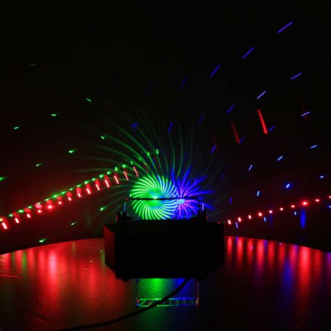 Eye Led Stage Light Rgb Dmx Scan Projector Laser Strobe Dj Lamp With