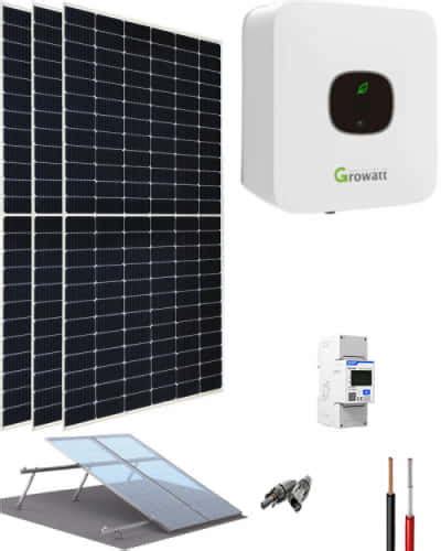 Kit Solar Conectado Red W Whdia Trif Sico Growatt Autosolar