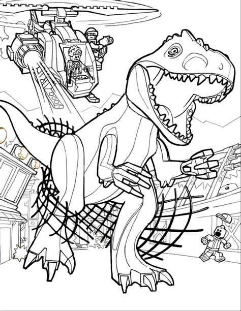 Jurassic Park 4 Coloring Pages Coloring Pages