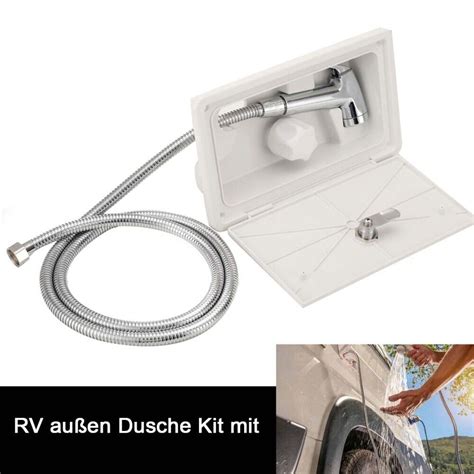 RV Außen Dusche Box Kit Boot Marine Camper Wohnmobil Caravan