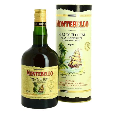 Buy Montebello Rum 8 Years Old 70 Cl From Guadeloupe