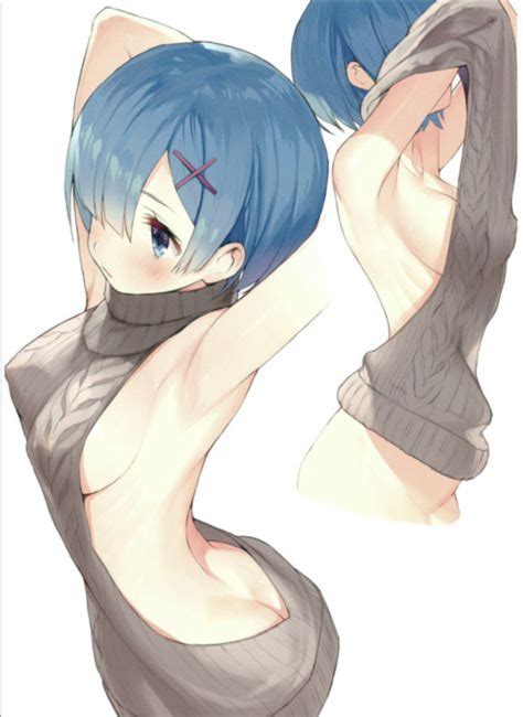 Rule 34 1girls Armpit Artist Request Ass Bare Arms Bare Back Bareback Blue Eyes Blue Hair