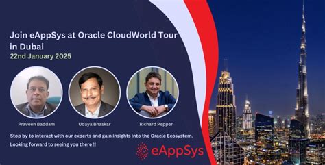 join    oracle cloudworld   dubai   january