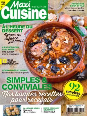 Maxi Cuisine N 171 Mars Avril 2024 PDF Digital Magazines