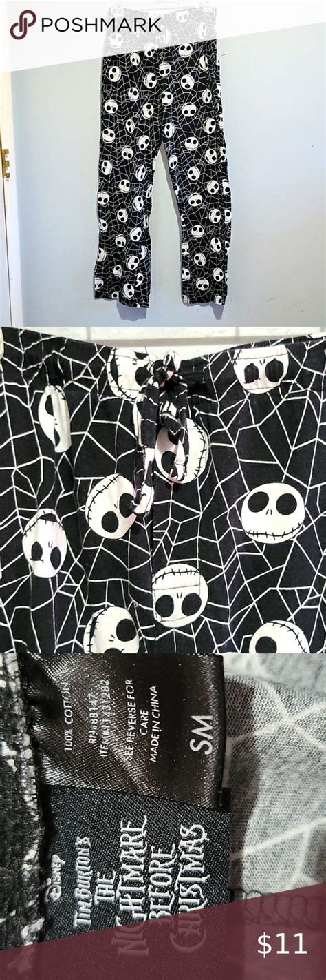 Nightmare Before Christmas Jack Skellington pajama pants size small