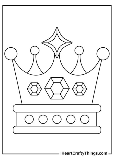 Crown Coloring Pages (Updated 2021)