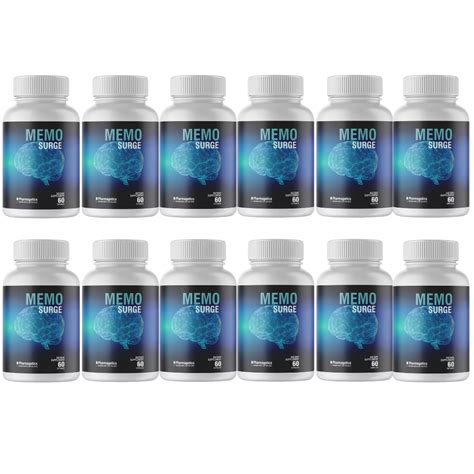 Memo Surge Neuro Optimizer, Supports Brain Health and Function - 12 Bo ...