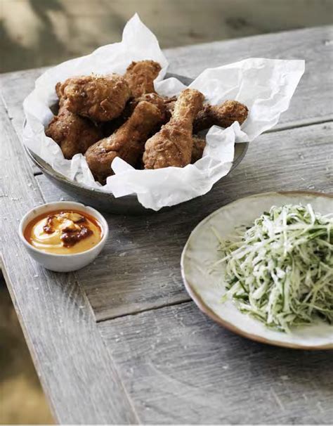 Crispy Buttermilk Chicken With Harissa Mayonnaise Matt Moran