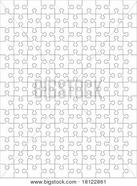 Jigsaw Puzzle Blank Vector Photo Free Trial Bigstock