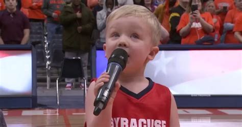 3-year-old Becomes Youngest National Anthem Singer in Carrier Dome History