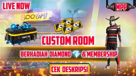 LIVE FF CR BERHADIAH DIAMOND PUSH RANK FREE FIRE YouTube