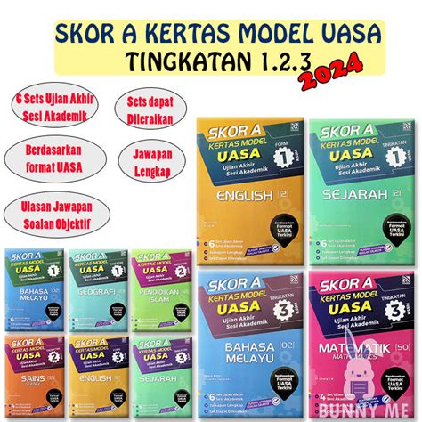 Bunny Buku Latihan Skor A Kertas Model Uasa Kssm Tingkatan