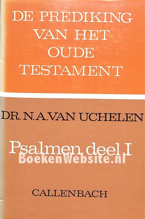 De Prediking Van Het Oude Testament Uchelen N A Van Boekenwebsite Nl