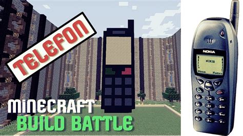 Minecraft Build Battle TELEFON YAPIMI YouTube