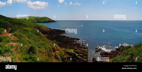 the pembrokeshire coast path Stock Photo - Alamy