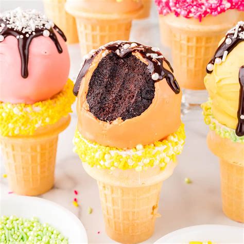 Ice Cream Cone Cake Balls Recipes