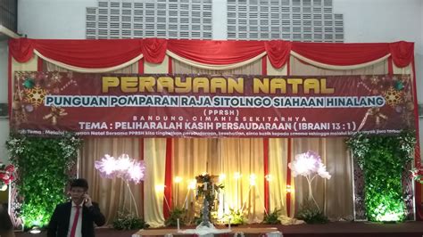 Video Live Streaming Perayaan Natal Punguan Pomparan Raja Sitolngo