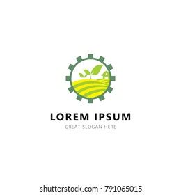 Agribusiness Agriculture Logo Template Design Icon Stock Vector ...