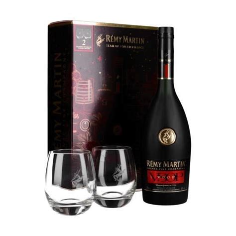 Rémy Martin Cognac Vsop 40 Coffret 2 Verres La cave Cdiscount